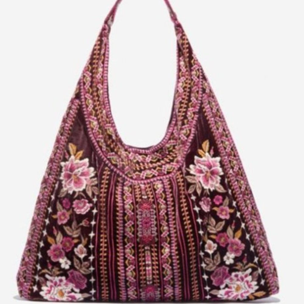 Velmere Velvet Hobo Bag